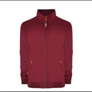 Lambretta Heritage Harrington Jacket Burgundy